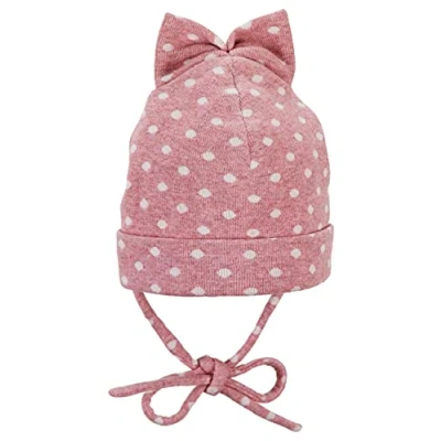 Abbildung von Sterntaler Baby Mädchen Punkte Beanie Mütze, Rosa, 47