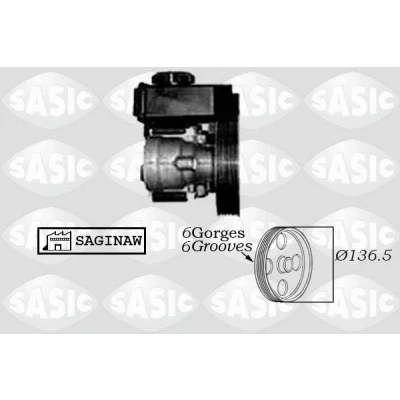 Abbildung von SASIC 7070007 Hydraulikpumpe hydraulisch PEUGEOT: 206 Hatchback, CITROËN: Xsara Picasso