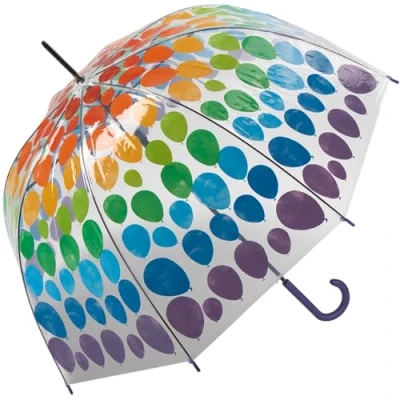 Abbildung von Benetton Glockenschirm transparent Automatik Ballons