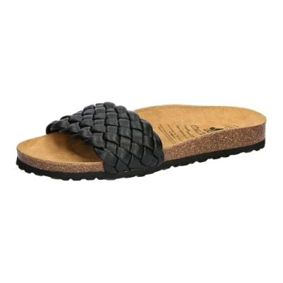 Abbildung von Lico Damen Bioline Plait Hausschuhe, schwarz, 42 EU