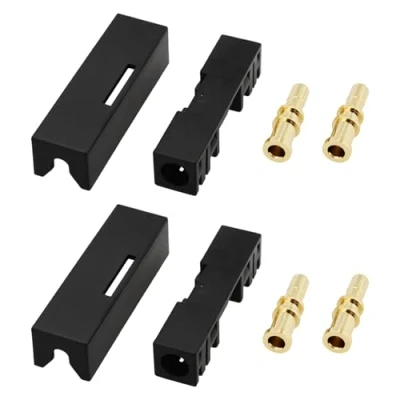 Abbildung von YINETTECH 2 Sets Glasfaserkabel Stecker Reparatur 61136906535 Kompatibel mit BMW Mercedes Audi Schwarz