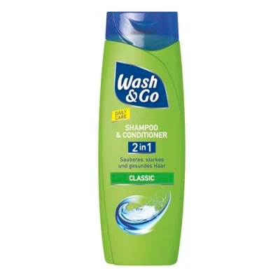Abbildung von Wash &amp; Go 2in1 Shampoo Conditioner Classic 1 x 400ml, tägliche Haarpflege für sauberes, starkes und gesundes Haar