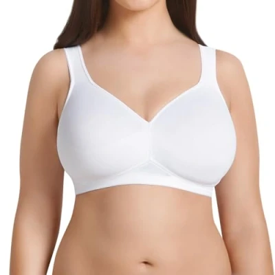 Abbildung von ROSA FAIA Damen BH Twin, Soft BH, Mikrofaser, T Shirt atmungsaktiv Weiß 100F