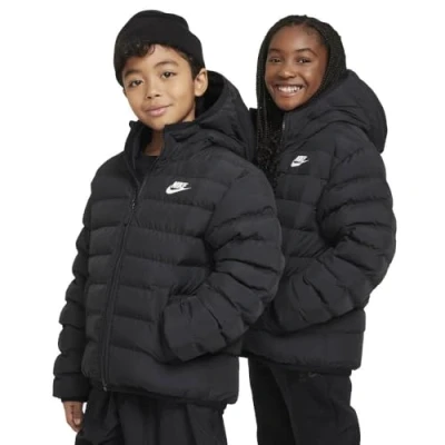 Abbildung von Nike Sportswear Winterjacke für Kinder, Größe: 137/147, Black/white