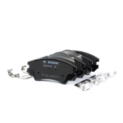 Abbildung von BOSCH 0 986 494 609 Bremsbelagsatz Low Metallic mit akustischer Verschleißwarnung Anti Quietsch Blech, Montageanleitung OPEL: Astra J GTC