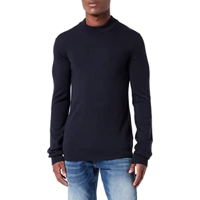 Abbildung von HUGO SAN Matteo Strickpullover, Herren, Größe: Small, Navy