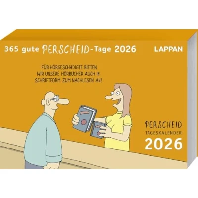 Abbildung von 365 gute Perscheid Tage 2026: Tageskalender: Tischkalender zum Aufstellen mit Cartoons (Perscheids Abgründe)
