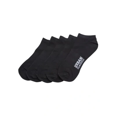 Abbildung von Urban Classics LOGO NO SHOW 5PACK Füßlinge, Herren, Größe: 39 42, Black