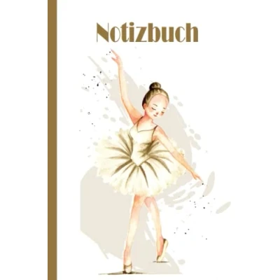 Abbildung von Ballett Notizbuch: Notizbuch, breit liniert, liniertes Papier Notizbuch für Schule, Studenten, Geschenk Kinder, Jungen, Mädchen, Liebhaber