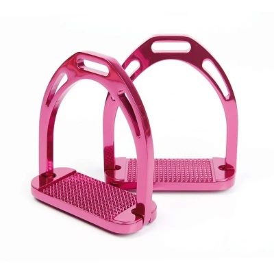 Abbildung von Harry&#039;s Horse Steigbügel Aluminium Fuchsia 12cm