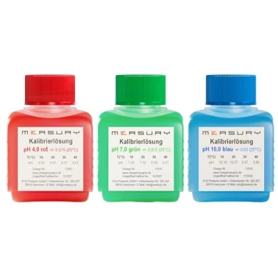 Abbildung von Measury pH Kalibrierlösung Set 4.00 + 7.00 10.00 (je 50 ml)