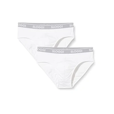 Abbildung von Sloggi MEN GO 2 PACK Slip, Herren, Größe: XXL, White