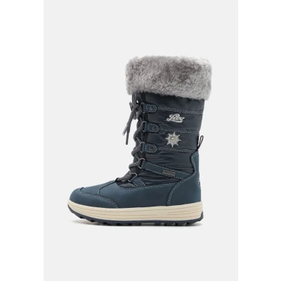 Abbildung von LICO Nellie Schnürstiefel für Kinder, Größe: 33, Navy/grey Schuhe