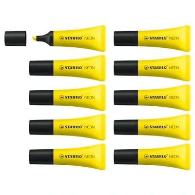 Abbildung von Textmarker STABILO NEON 10er Pack gelb