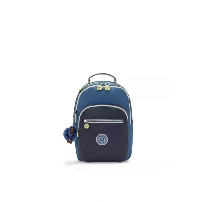 Abbildung von Kipling Seoul S Tagesrucksack für Kinder, Größe: One Size, Fantasy blue block