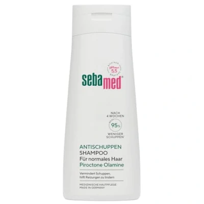 Abbildung von Sebamed Antischuppen Shampoo 200 ml, 95% weniger Schuppen nach nur 14 Tagen, auch für fettiges Haar und trockene Kopfhaut, die tägliche Reinigung, Damen Herren, milde Pflegeformel