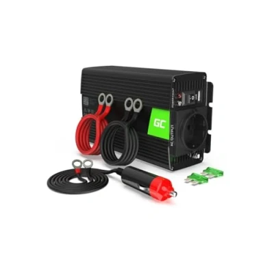 Abbildung von Green Cell® 500W/1000W 12V auf 230V Reiner Sinus Volt kfz Spannungswandler Wechselrichter Konverter Pure Sine Wave Power Solar Inverter DC AC Umwandler Stromwandler Zigarettenanzünder Steckdose