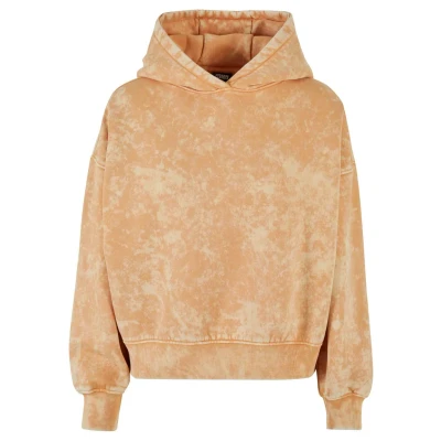 Abbildung von Urban Classics Towel Washed Kapuzenpullover, Damen, Größe: XXL, Paleorange