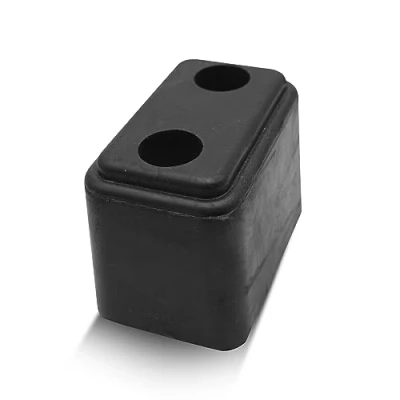 Abbildung von DOJA Barcelona Gummipuffer für Lkw Pack 1 Parkstopper Garage 116x74x86mm Gummi Zubehör Anhänger, Wohnwagenzubehör, Garagenpuffer, Park Puffer, Anschlagpuffer, Radstopper