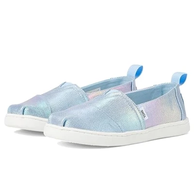 Abbildung von TOMS Classic Alpargata Flacher Slipper, Mehrfach schillerndes Segeltuch, 38 EU