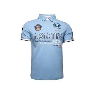 Abbildung von La Martina Poloshirt, Herren, Größe: Small, Blue bell