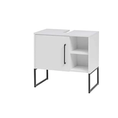 Abbildung von Schildmeyer Waschbeckenunterschrank 146151 Limone, 60,4 x 59,9 33 cm, weiß matt