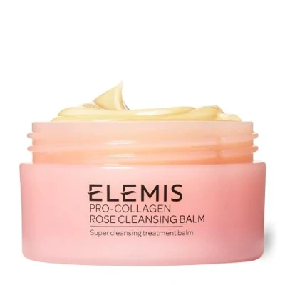 Abbildung von Elemis Pro Collagen Rose Cleansing Balm, 3 in 1 Deep Milk Enriched with English Oleo Extract, Gentle Facial Cleanser Essential Oils, Suitable for Sensitive Skin, 50 g
