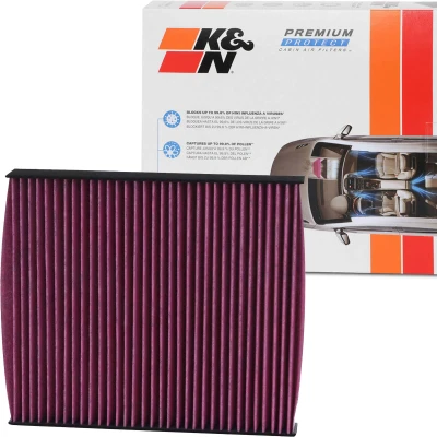Abbildung von K&amp;N Filters DVF5003 Innenraumfilter Aktivkohlefilter 254 35 quadratisch SKODA: Fabia III Estate, 1 Combi, 2, SEAT: Ibiza 4, 4 ST