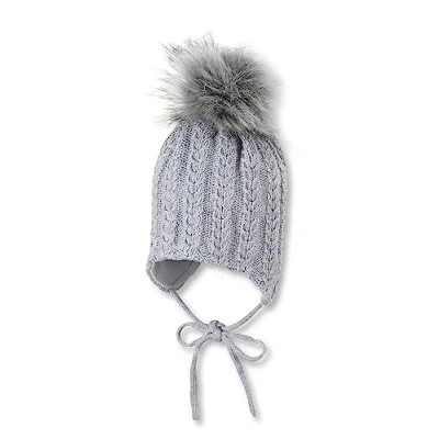 Abbildung von Sterntaler Unisex Baby strikhue Strickm tze, Silber mel., 51 EU