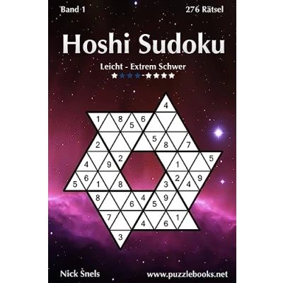 Abbildung von Hoshi Sudoku Leicht bis Extrem Schwer Band 1 276 Rätsel