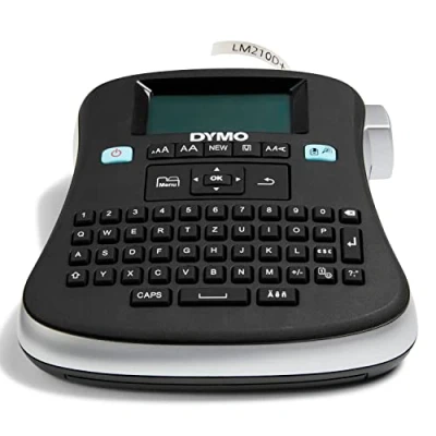 Abbildung von DYMO LabelManager 210D Beschriftungsgerät Etikettiergerät mit QWERTZ Tastatur &amp; großem Grafikdisplay für D1 Etiketten in 6, 9, und 12mm Breite