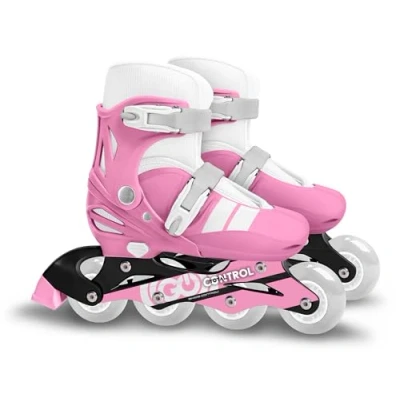 Abbildung von Stamp Skids Control Inlineskates Größe 30 33, Rosa/Grau