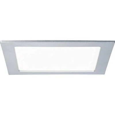 Abbildung von Paulmann 92078 LED Einbaupanel eckig 1x18W 4000K 230V 220x220mm Chrom matt Spot Einbaustrahler Einbauleuchte