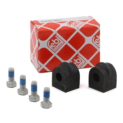 Abbildung von FEBI BILSTEIN 02524 Reparatursatz, Stabilisatorlager Hinterachse mit Schraubensatz MERCEDES BENZ: W124 Saloon, 190 kfzteile, mister auto, atp