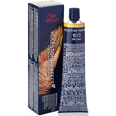 Abbildung von Wella Professionals Koleston Perfect Me+ Rich Naturals 60 ml 10/3 Lightest Gold Blonde