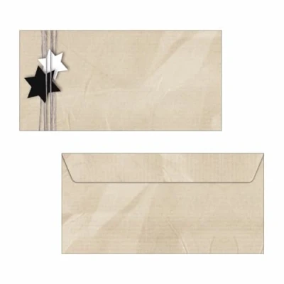 Abbildung von SIGEL DU079 Briefumschläge Weihnachten &quot;Christmas Wrapping&quot; DIN lang 50 Stück