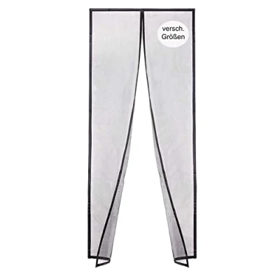 Abbildung von Door easy Fliegengitter Tür 120 x 210 cm [Robustes Fiberglas &amp; extra starke Magnete] Insektenschutz Balkontür Fliegenvorhang Terrassentür Fliegenschutz, Magnetvorhang ohne Bohren