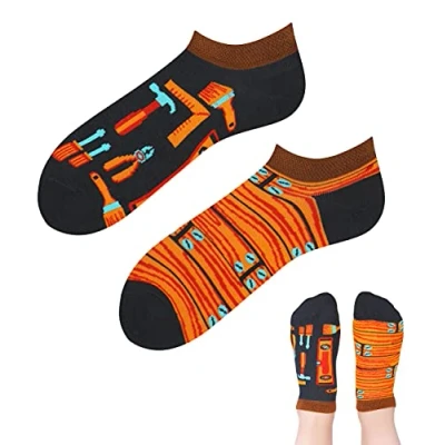 Abbildung von TODO Colours Lustige Socken mit Motiv Mehrfarbige, Bunte, Verrückte für die Lebensfreude (35 38, z LOW Beste Ingenieur)