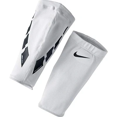Abbildung von Nike Unisex Guard Lock Elite Fu ball schienbeinschoner stutzen, Weiß / Schwarz, S/150 160 cm EU