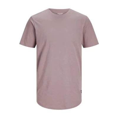 Abbildung von Jack &amp; Jones ENOA CREW NECK Tshirt basic, Herren, Größe: Small, Twilight mauve