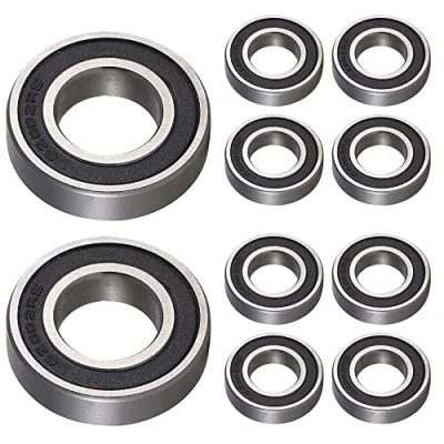 Abbildung von 10 Stück 6200 2RS Kugellager mm x 30 9 doppelt geschützte Rillenkugellager für DIY, Drehbänke, Motoren, 3D Drucker, Fräsmaschinen, verschiedene mechanische Geräte, etc.