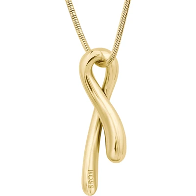 Abbildung von BOSS Gloss Halskette goldcoloured, Damen, Größe: One Size, Gold coloured