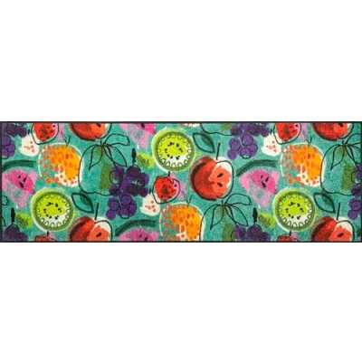 Abbildung von wash+dry Fußmatte, Fruit Fiesta 60x180cm, innen, waschbar, bunt