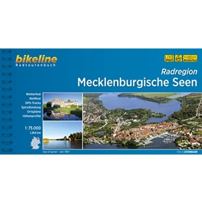 Abbildung von Radregion Mecklenburgische Seen: 1:75.000, 1.264 km, wetterfest/reißfest, GPS Tracks Download, LiveUpdate (Bikeline Radtourenbücher)