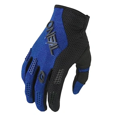 Abbildung von O&#039;NEAL Fahrrad &amp; Motocross Handschuhe MX MTB FR Downhill Passform, Luftdurchlässiges Material Element Glove RACEWEAR V.24 Erwachsene Schwarz Blau Größe XXL