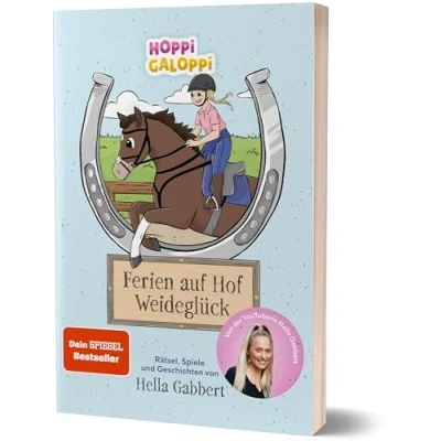Abbildung von HOPPi GALOPPi : Ferien auf Hof Weideglück: Rätsel, Spiele und Geschichten von Hella Gabbert