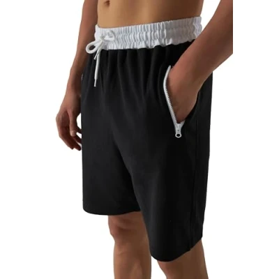 Abbildung von Smith &amp; Solo Sporthose Herren Kurz Kurze Hosen Herren, Laufshorts Männer Sommer Baumwolle Jogginghose Fitnesshose Sport Sportshorts Bermuda Shorts Hose Trainingshose Tennis (M, Sch Weiß)