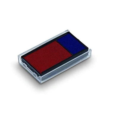 Abbildung von Trodat 6/4912/2 Stempelkissen Austauschkissen Ersatzkissen Farbe BLAU ROT für Printy 4912, 4952, 4912 Typo, Office