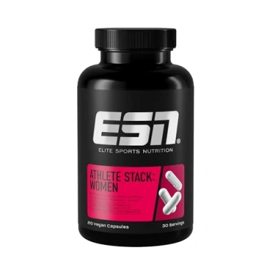 Abbildung von ESN Athlete Stack Women, 210 Kapseln, Alle essentiellen Vitamine und Mineralstoffe, Vegan, Geprüfte Qualität Made in Germany