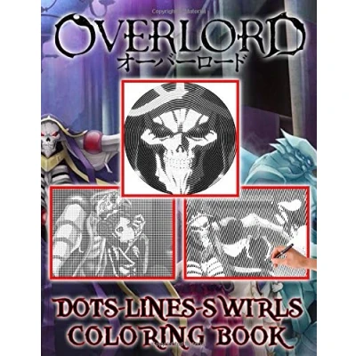 Abbildung von Overlord Dots Lines Swirls Coloring Book: Great Activity Diagonal Line, Books For Kids And Adults